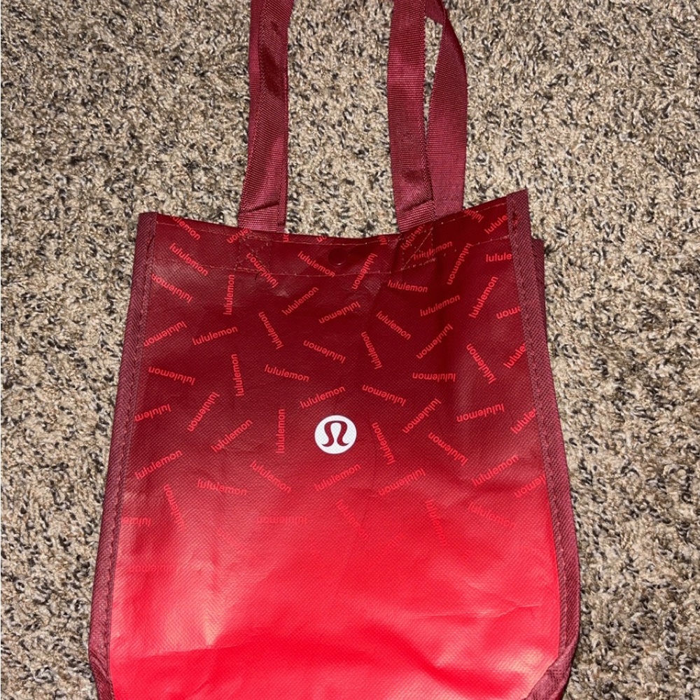 Lululemon Red Tote Bag